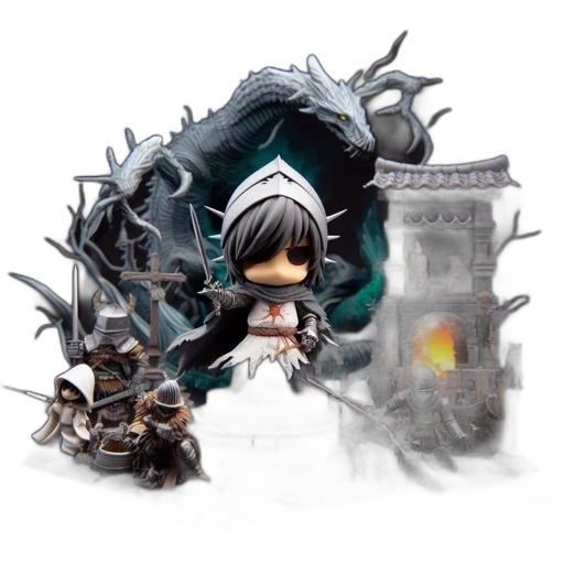 dragon, concept art, fantasy art, 3d render transparent PNG cut-out