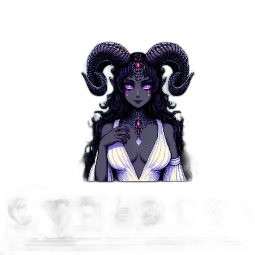 creature, mask, crown, staff transparent PNG cut-out