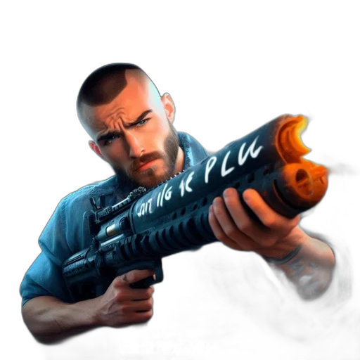 weapon, staff, concept art, photorealistic transparent PNG cut-out