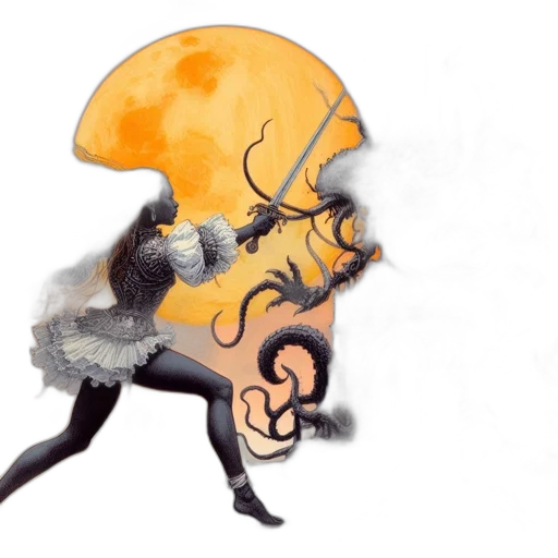 creature, mask, hat, dress transparent PNG cut-out