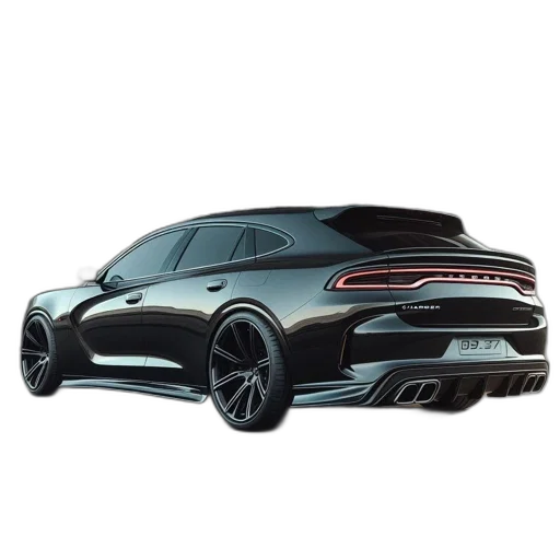 car, photorealistic, 3d render, concept art transparent PNG cut-out