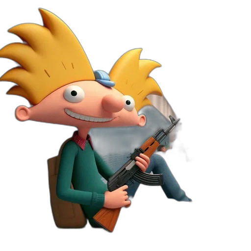 weapon, staff, animal, jacket transparent PNG cut-out