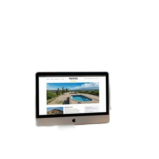 3d render, beach, template, site transparent PNG cut-out