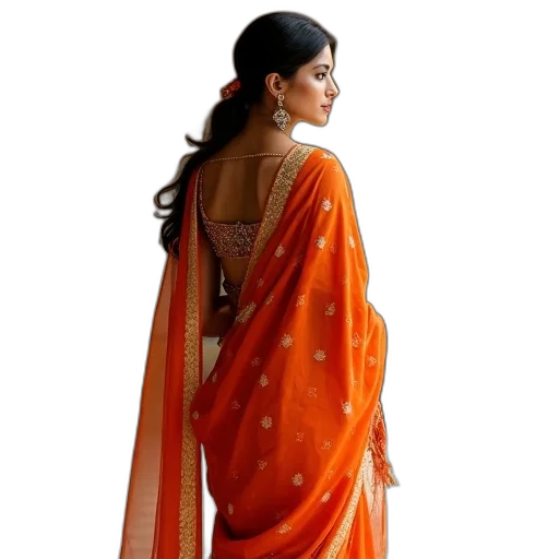 dress, jewelry, photorealistic, golden transparent PNG cut-out
