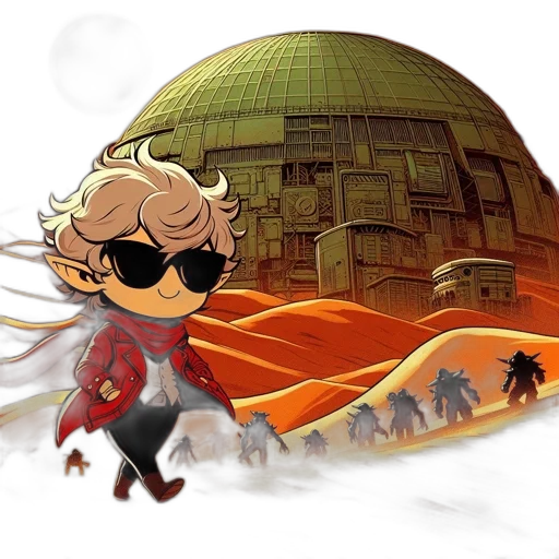 concept art, comic book art, cartoon, anime transparent PNG cut-out