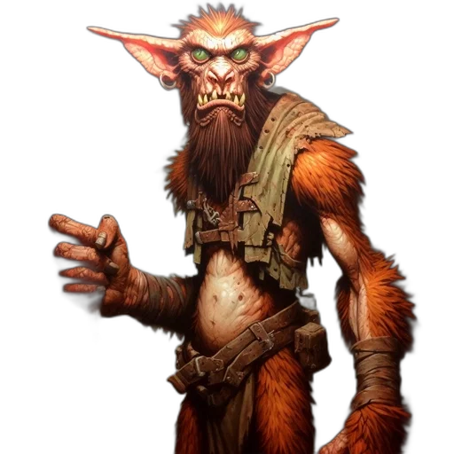 staff, creature, fantasy art, concept art transparent PNG cut-out