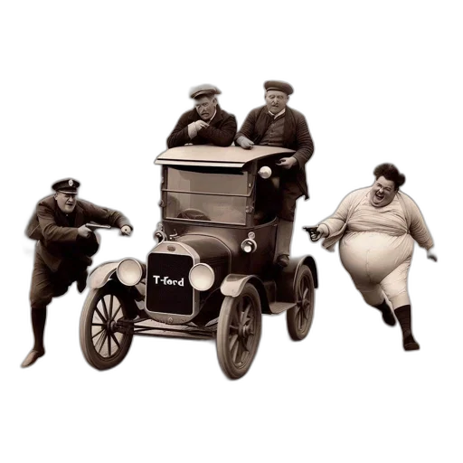 car, furniture, hat, staff transparent PNG cut-out