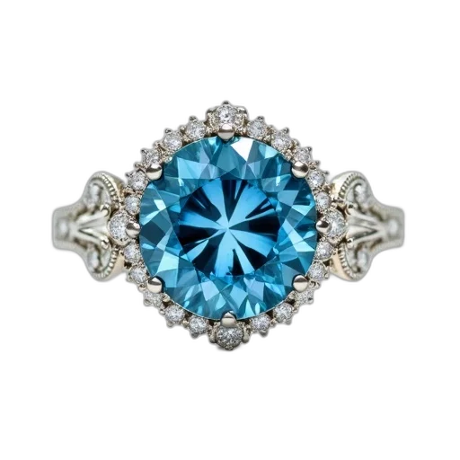 jewelry, crown, blue, close-up transparent PNG cut-out