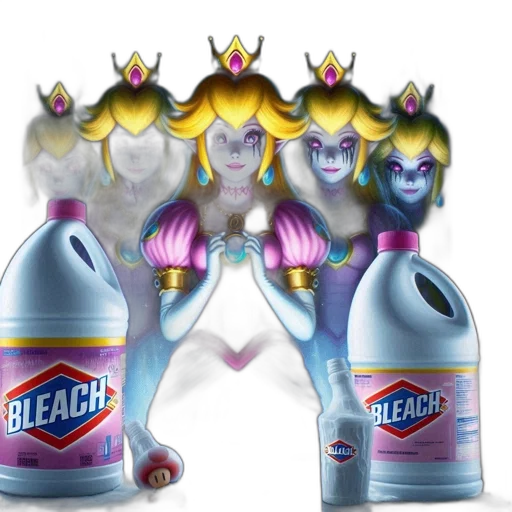 crown, bottle, vaporwave, concept art transparent PNG cut-out