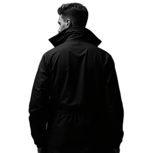 jacket, staff, face, mask transparent PNG cut-out