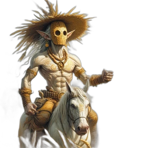 mask, robot, staff, concept art transparent PNG cut-out