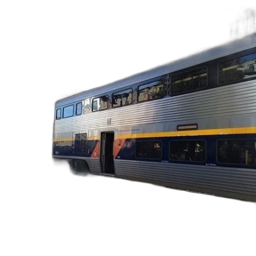 3d render, photorealistic, train, blue transparent PNG cut-out