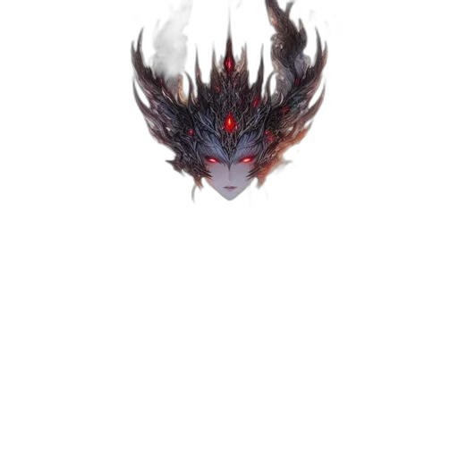 dragon, mask, crown, creature transparent PNG cut-out