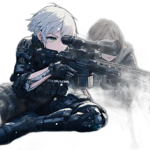 weapon, concept art, cyberpunk, anime transparent PNG cut-out
