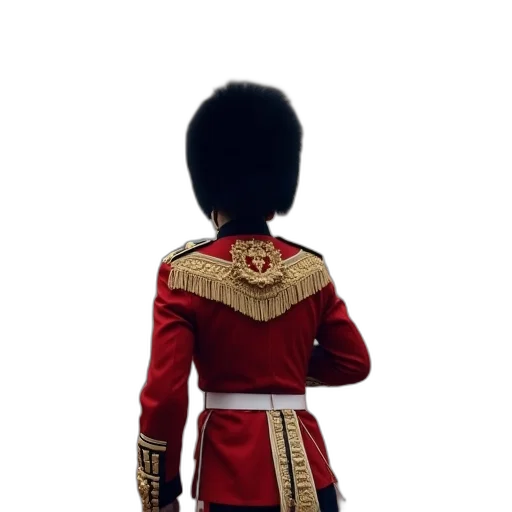 jacket, staff, crown, hat transparent PNG cut-out