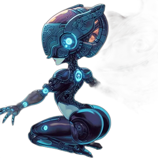 robot, creature, mask, concept art transparent PNG cut-out