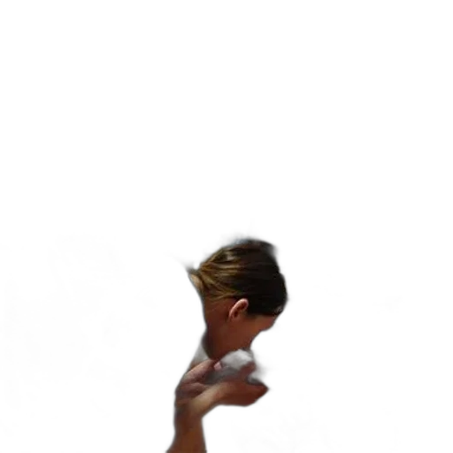 hair, staff, creature, face transparent PNG cut-out