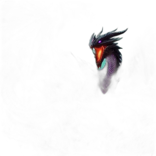 dragon, creature, animal, mask transparent PNG cut-out