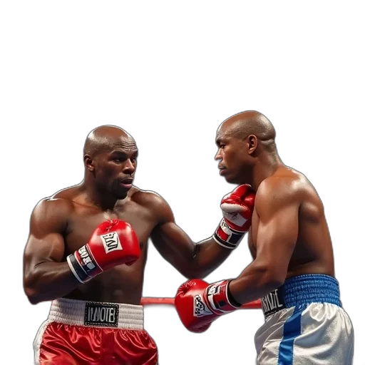 photorealistic, boxing, champion, mike transparent PNG cut-out
