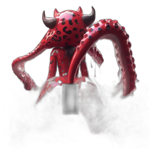 dragon, mask, creature, weapon transparent PNG cut-out