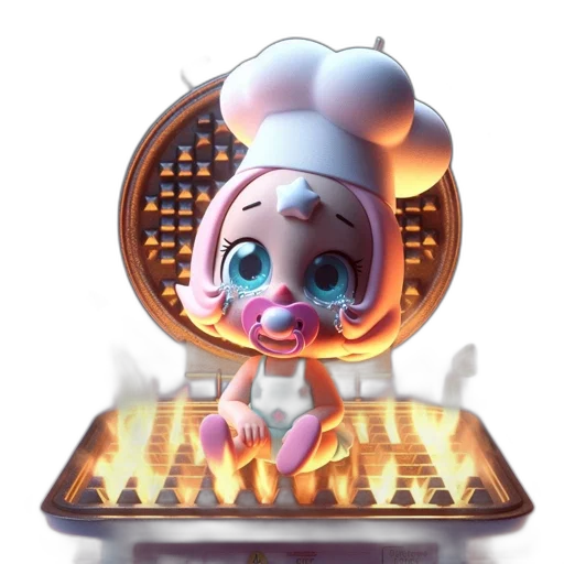 food, concept art, 3d render, cartoon transparent PNG cut-out