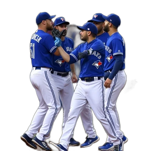 toronto, blue, jays, players transparent PNG cut-out
