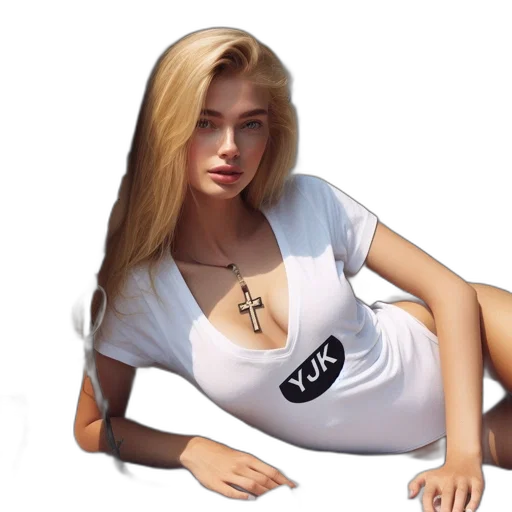 dress, jewelry, face, photorealistic transparent PNG cut-out