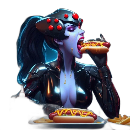 food, robot, concept art, fantasy art transparent PNG cut-out