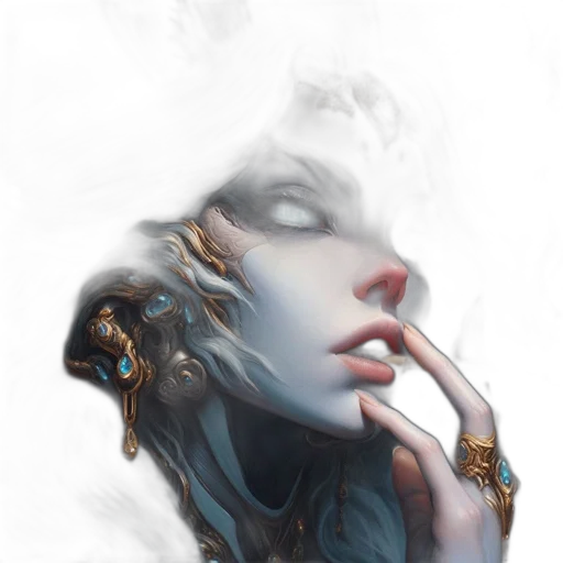 face, mask, crown, robot transparent PNG cut-out