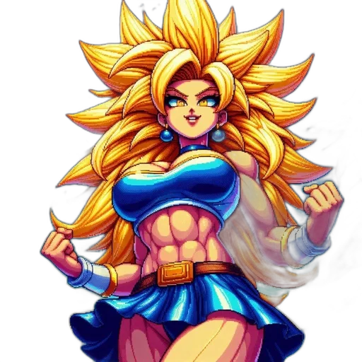 pixel art, concept art, comic book art, anime transparent PNG cut-out