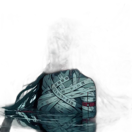 jacket, mask, robot, weapon transparent PNG cut-out