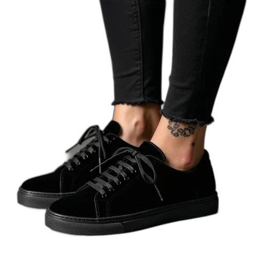 shoes, dark, monochrome, black transparent PNG cut-out