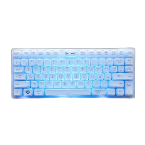 vaporwave, cyberpunk, 3d render, blue transparent PNG cut-out
