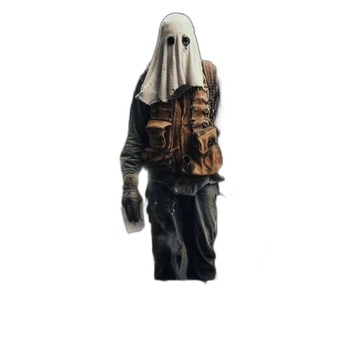 mask, jacket, creature, robot transparent PNG cut-out