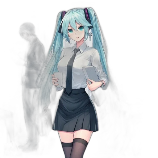 dress, robot, staff, creature transparent PNG cut-out