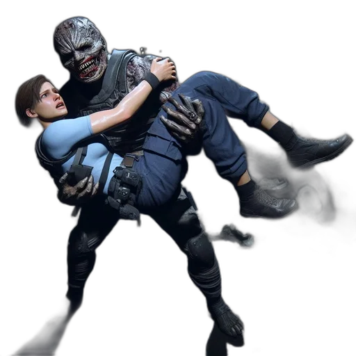 creature, mask, robot, weapon transparent PNG cut-out