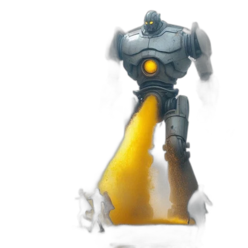 robot, weapon, staff, sword transparent PNG cut-out