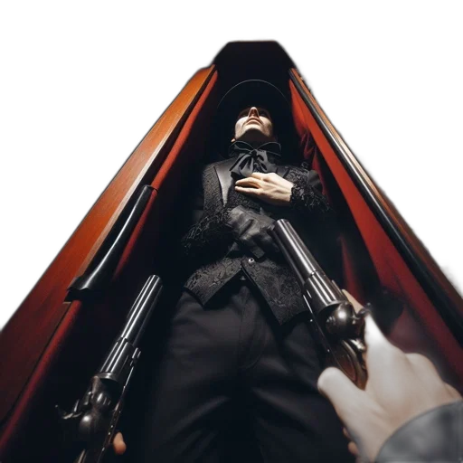 weapon, staff, umbrella, jacket transparent PNG cut-out