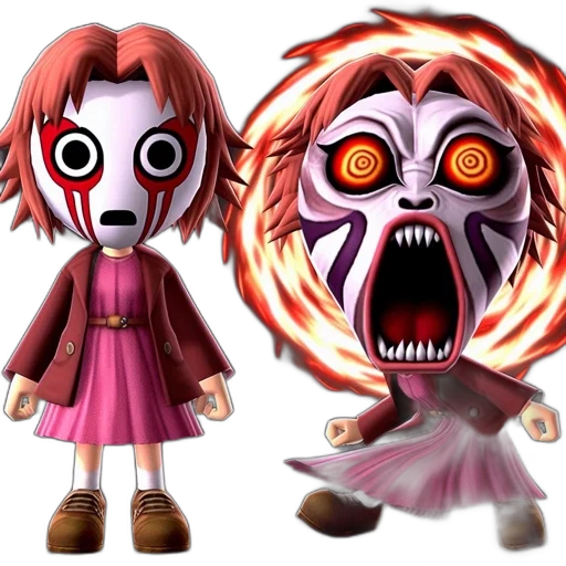 mask, concept art, 3d render, pixel art transparent PNG cut-out