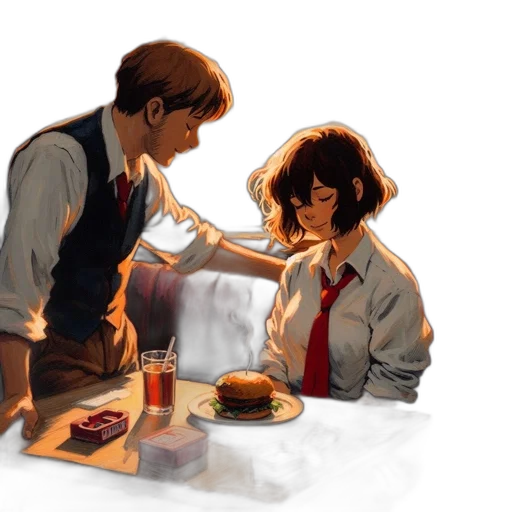 food, concept art, pixel art, anime transparent PNG cut-out