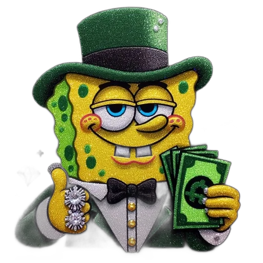 hat, jacket, 3d render, green transparent PNG cut-out
