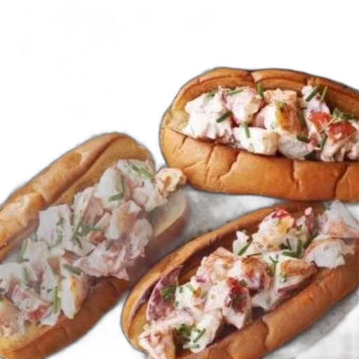 food, photorealistic, lobster, rolls transparent PNG cut-out