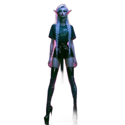 staff, creature, dress, robot transparent PNG cut-out