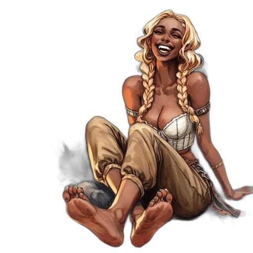 comic book art, concept art, fantasy art, cartoon transparent PNG cut-out
