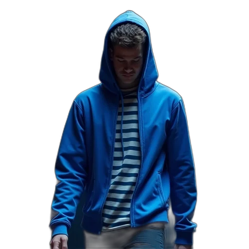 jacket, staff, creature, face transparent PNG cut-out