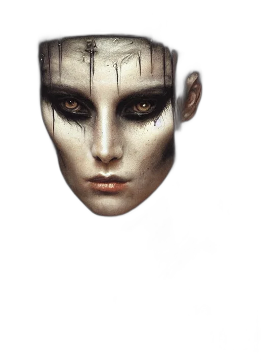 mask, face, creature, robot transparent PNG cut-out