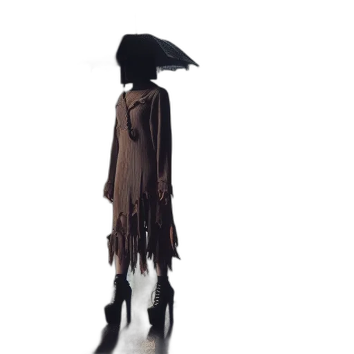 dress, umbrella, jacket, hat transparent PNG cut-out