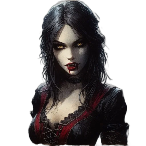 face, fantasy art, comic book art, concept art transparent PNG cut-out