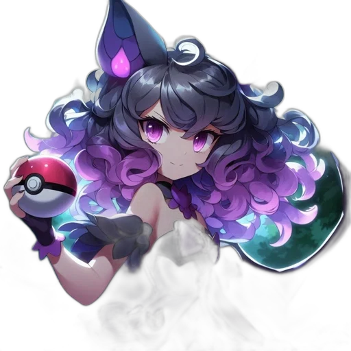 staff, mask, creature, hair transparent PNG cut-out