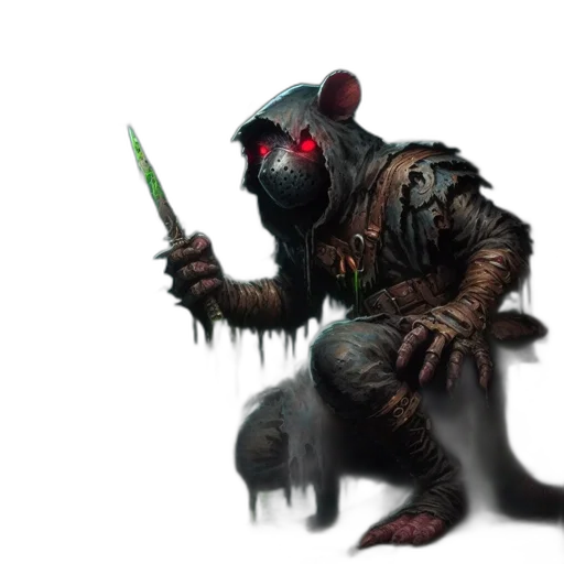 creature, animal, staff, mask transparent PNG cut-out